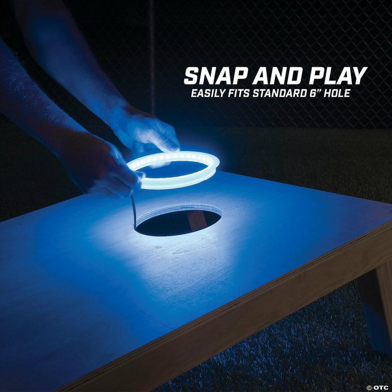 Outdoor Play | Gosports: Cornhole Light Up Led Ring Kit 2Pc Set – Blue Active Play Outdoor Play