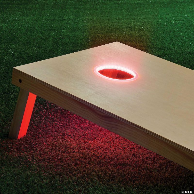 Outdoor Play | Gosports: Cornhole Light Up Led Ring Kit 2Pc Set – Red Active Play Outdoor Play