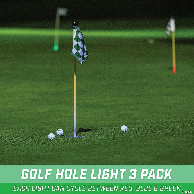 Outdoor Play | Gosports Light Up Golf Hole Lights: Set Of 3 Active Play Outdoor Play