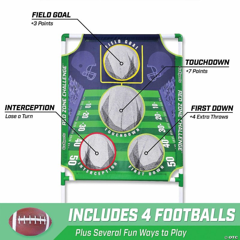 Outdoor Play | Gosports Red Zone Challenge Football Toss Game Active Play Outdoor Play