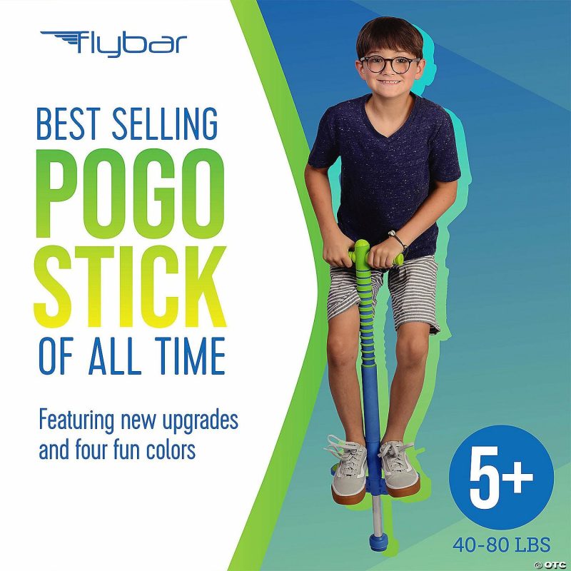 Outdoor Play | Maverick 2.0 Pogo Stick: Blue/Green Active Play Outdoor Play