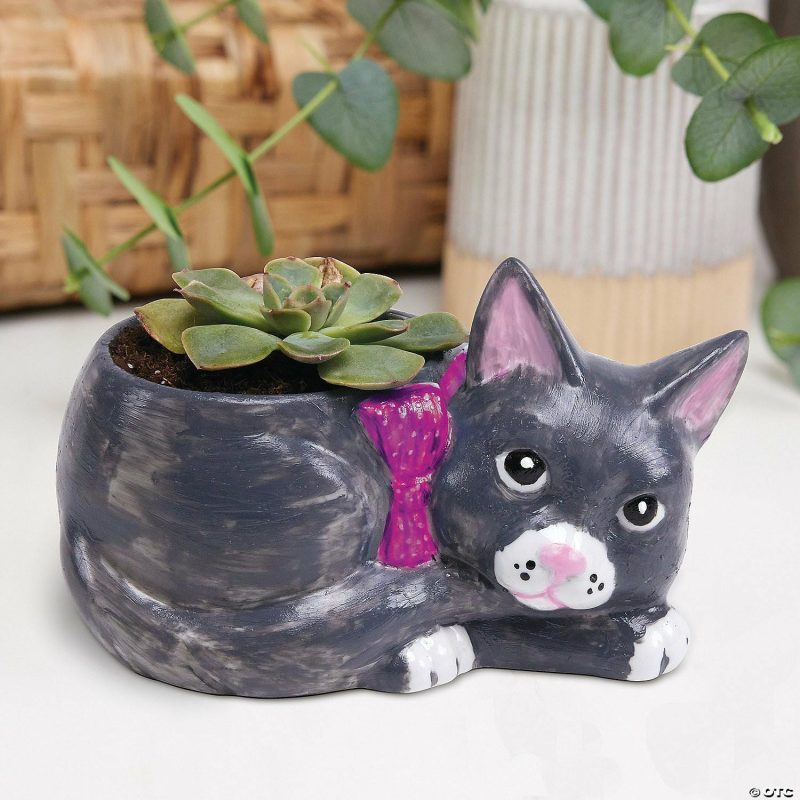 Paint Your Own | Paint Your Own Porcelain Cat Dish Creative Activities Paint Your Own