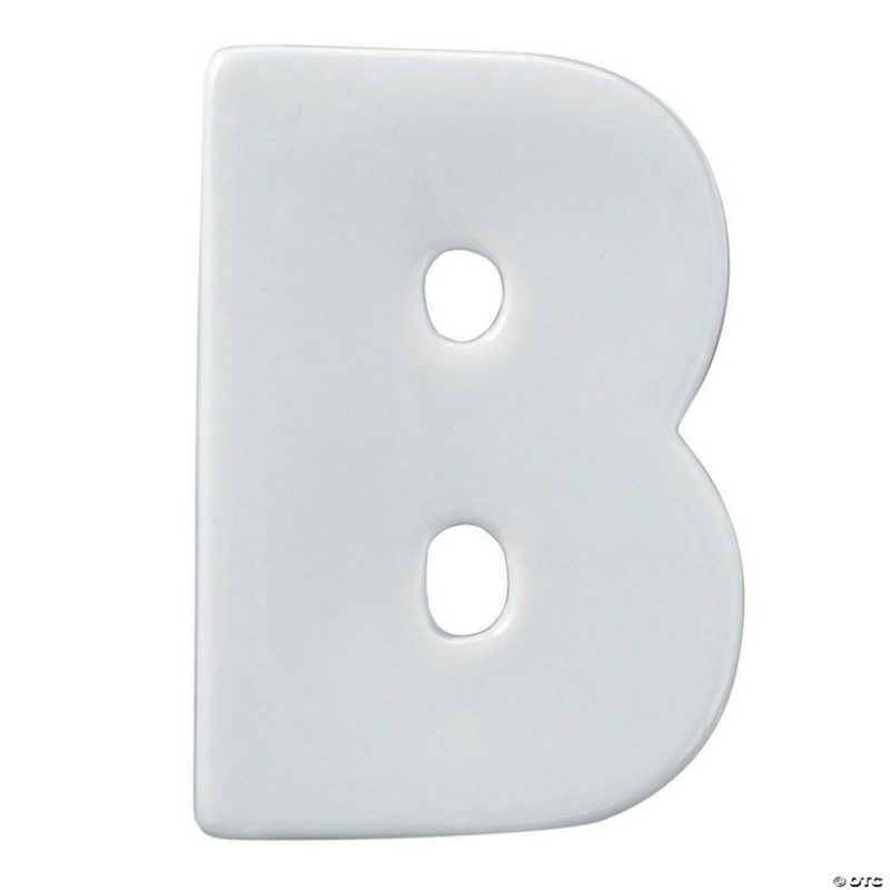 Paint Your Own | Paint Your Own Porcelain Letter B Creative Activities Paint Your Own