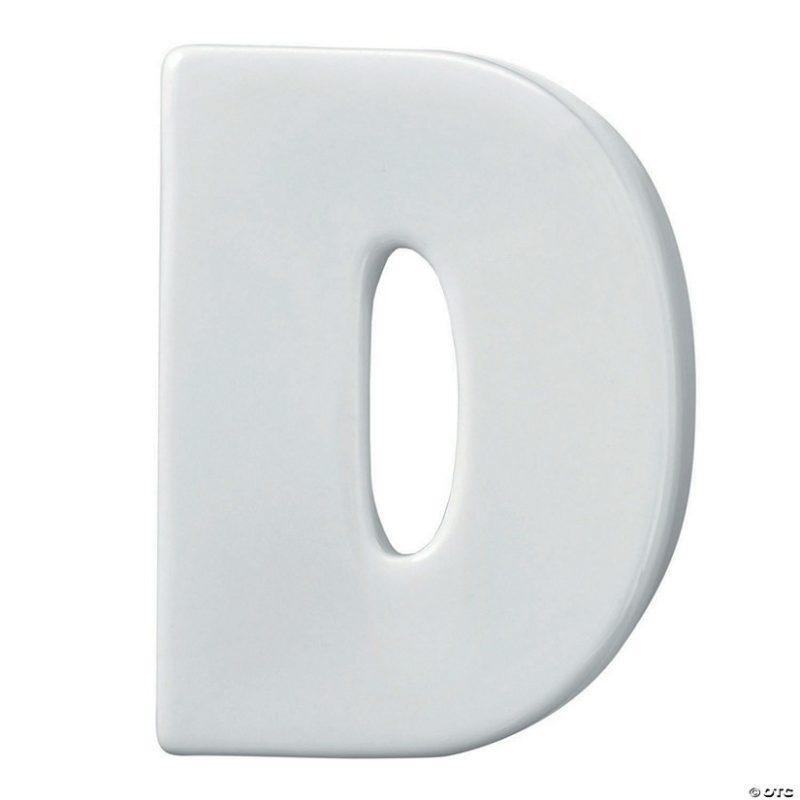 Paint Your Own | Paint Your Own Porcelain Letter D Creative Activities Paint Your Own