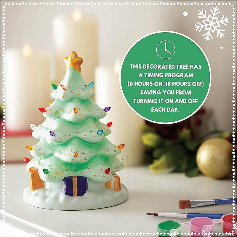 Paint Your Own | Paint Your Own Porcelain Tree Light Creative Activities Paint Your Own