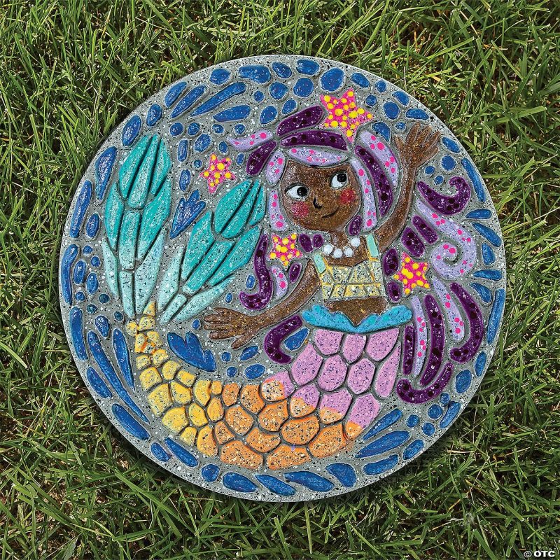 Paint Your Own | Paint Your Own Stepping Stone: Mermaid Creative Activities Paint Your Own