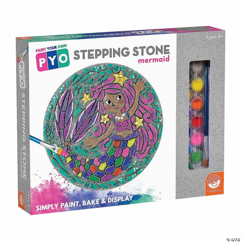 Paint Your Own | Paint Your Own Stepping Stone: Mermaid Creative Activities Paint Your Own