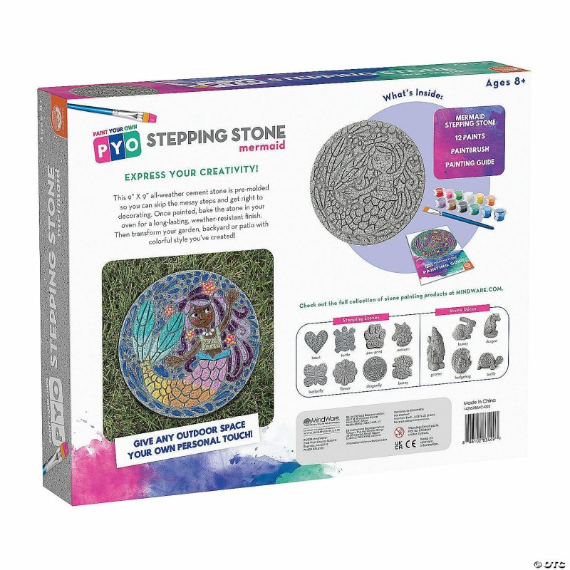 Paint Your Own | Paint Your Own Stepping Stone: Mermaid Creative Activities Paint Your Own