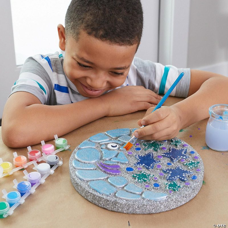 Paint Your Own | Paint Your Own Stepping Stone: Moon And Stars Creative Activities Paint Your Own