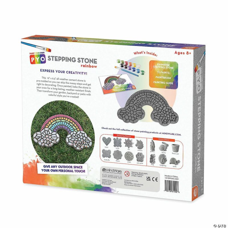 Paint Your Own | Paint Your Own Stepping Stone: Rainbow Creative Activities Paint Your Own