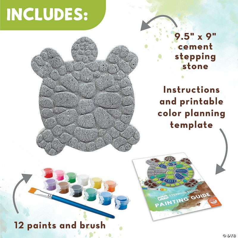 Paint Your Own | Paint Your Own Stepping Stone: Turtle Creative Activities Paint Your Own