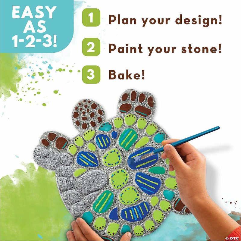 Paint Your Own | Paint Your Own Stepping Stone: Turtle Creative Activities Paint Your Own