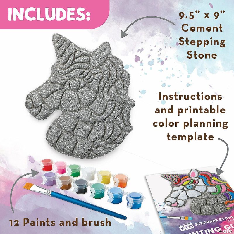 Paint Your Own | Paint Your Own Stepping Stone: Unicorn Creative Activities Paint Your Own