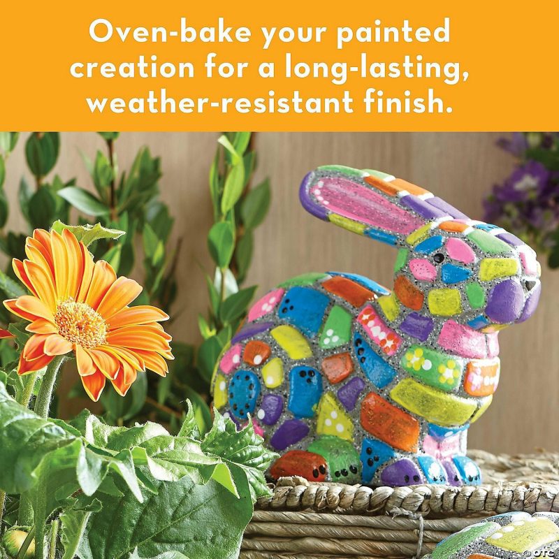 Paint Your Own | Paint Your Own Stone: Mosaic Bunny Creative Activities Paint Your Own