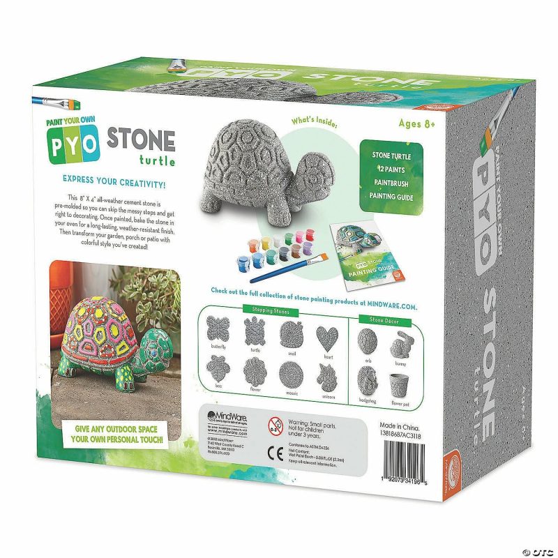 Paint Your Own | Paint Your Own: Stone Turtle Creative Activities Paint Your Own