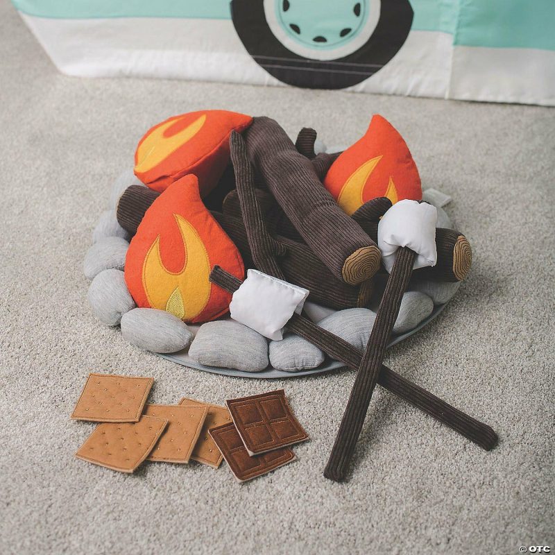 Playhouses & Tents | Plush Campfire Set Home Playhouses & Tents