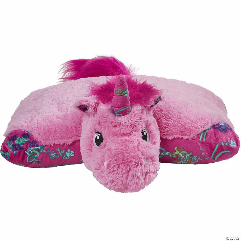 Plush Toys & Puppets | Pillow Pet – Colorful Pink Unicorn Early Learning Plush Toys & Puppets