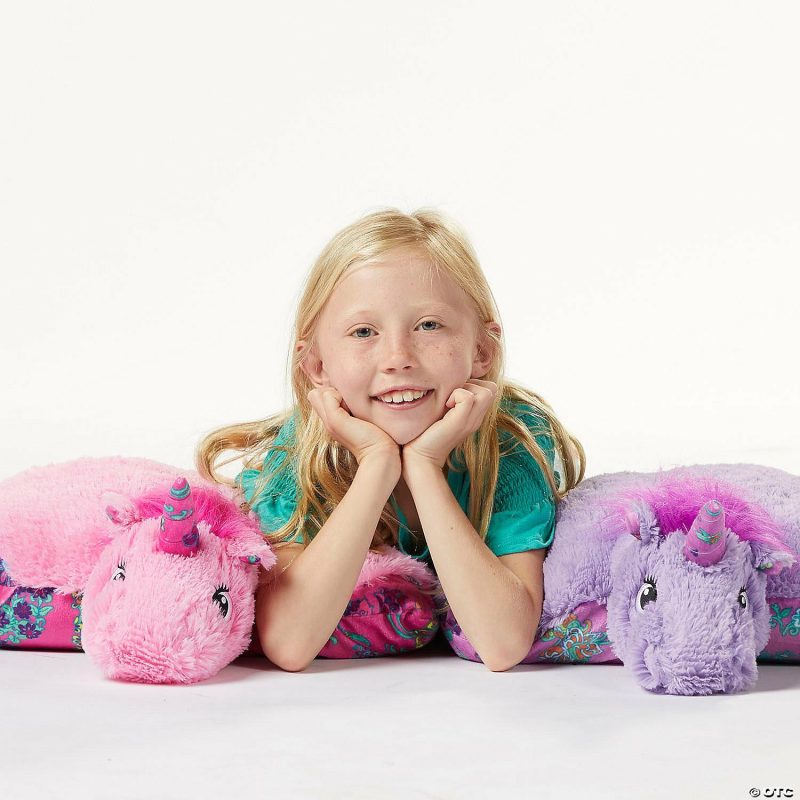 Plush Toys & Puppets | Pillow Pet – Colorful Pink Unicorn Early Learning Plush Toys & Puppets