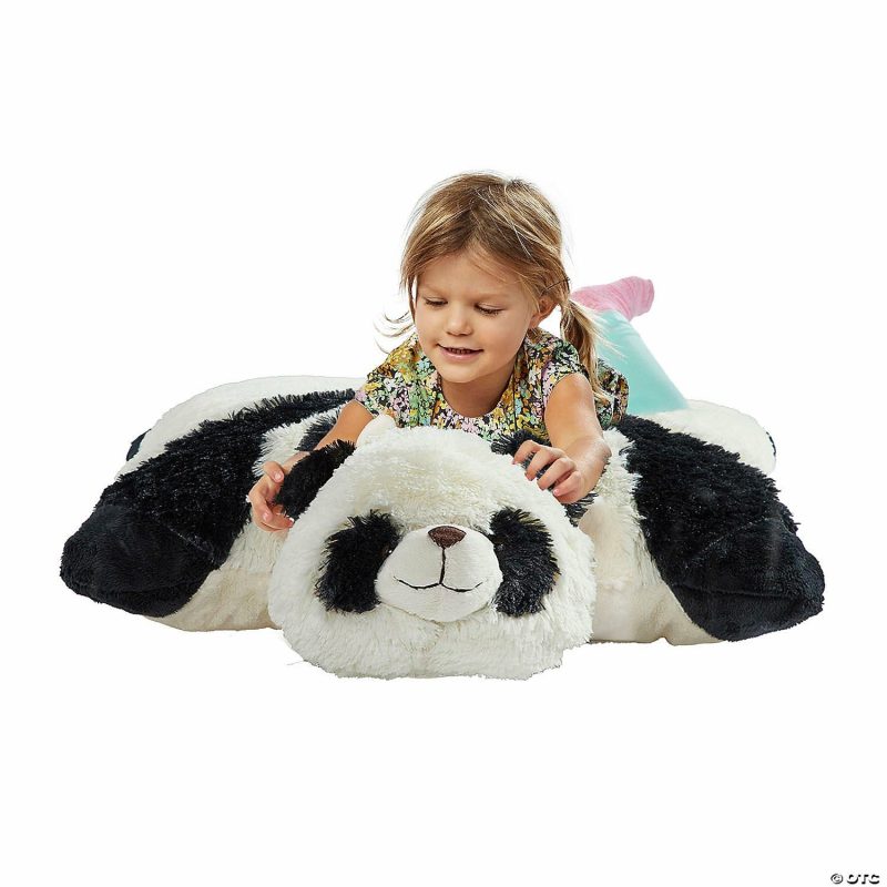 Plush Toys & Puppets | Pillow Pet – Comfy Panda Jumboz Early Learning Plush Toys & Puppets