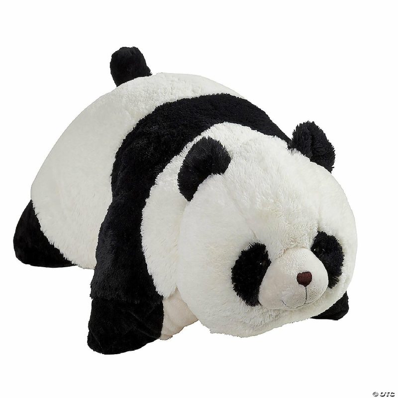 Plush Toys & Puppets | Pillow Pet – Comfy Panda Jumboz Early Learning Plush Toys & Puppets