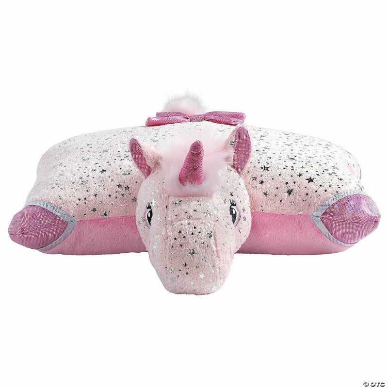 Plush Toys & Puppets | Pillow Pet – Sparkly Pink Unicorn Early Learning Plush Toys & Puppets