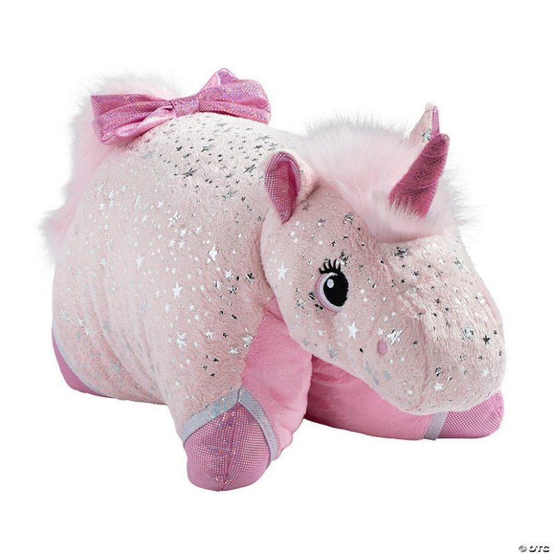 Plush Toys & Puppets | Pillow Pet – Sparkly Pink Unicorn Early Learning Plush Toys & Puppets