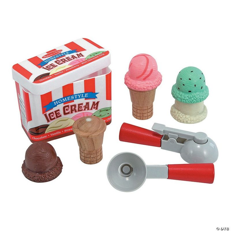 Pretend Play | Ice Cream Scoop Set Play Food Toy Early Learning Pretend Play