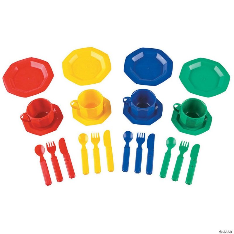 Pretend Play | Learning Resources Pretend & Play Dish Set 24 Pieces Early Learning Pretend Play