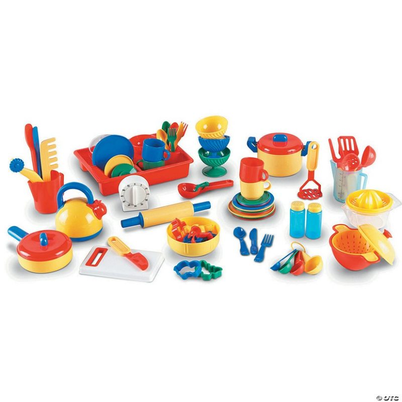 Pretend Play | Learning Resources Pretend & Play Kitchen Set Of 76 Pcs Early Learning Pretend Play