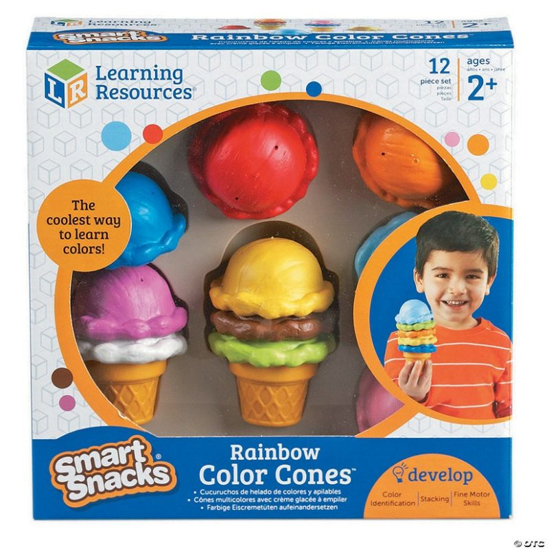 Pretend Play | Learning Resources Smart Snacks Rainbow Color Cones Early Learning Pretend Play