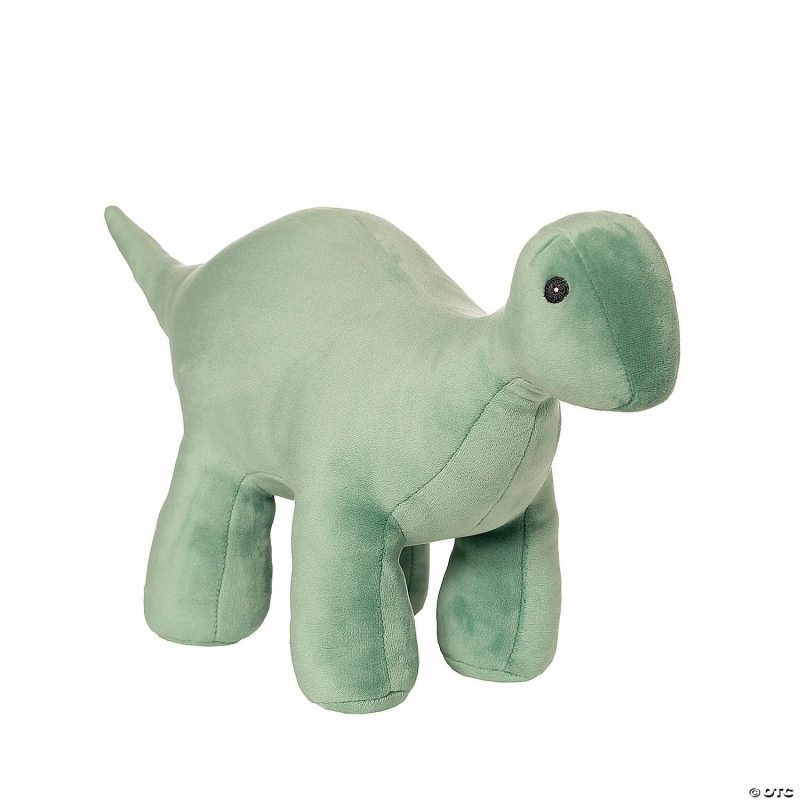 Pretend Play | Manhattan Toy Velveteen Dino Jade Brontosaurus Stuffed Animal Early Learning Pretend Play