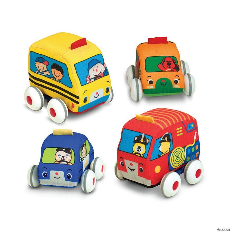 Pretend Play | Melissa & Doug K’s Kids Pull-Back Vehicle Set Early Learning Pretend Play