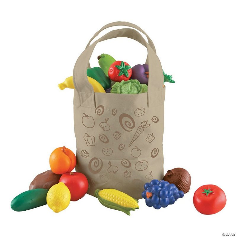 Pretend Play | New Sprouts: Fresh Picked Fruits And Veggies Tote Early Learning Pretend Play