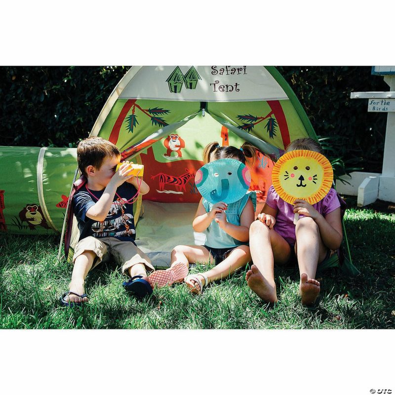 Pretend Play | Pacific Play Tents: Jungle Safari Tent And Tunnel Combo Early Learning Pretend Play