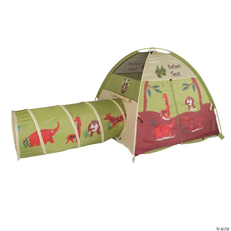 Pretend Play | Pacific Play Tents: Jungle Safari Tent And Tunnel Combo Early Learning Pretend Play