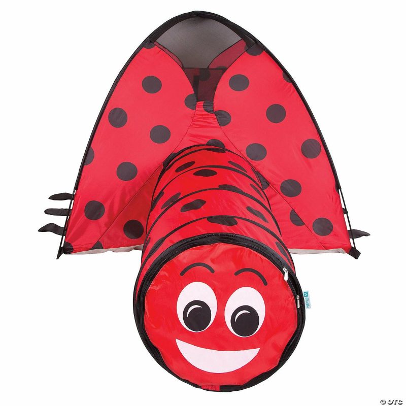 Pretend Play | Pacific Play Tents Ladybug Tent & Tunnel Combo Early Learning Pretend Play