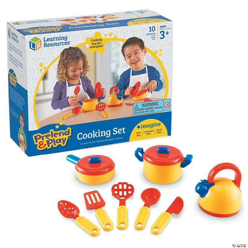 Pretend Play | Pretend & Play Cooking Set 10 Pcs Early Learning Pretend Play