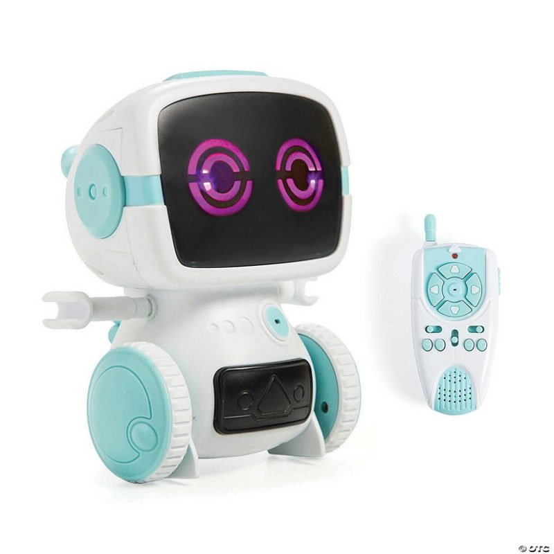 Remote Control Toys | Walkie Talkie Robot: White & Teal Remote Control Toys Remote Control Toys