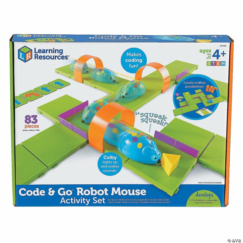 Stem Toys | Learning Resources® Code & Go™ Robot Mouse Stem Activity Set Stem Toys Stem Toys