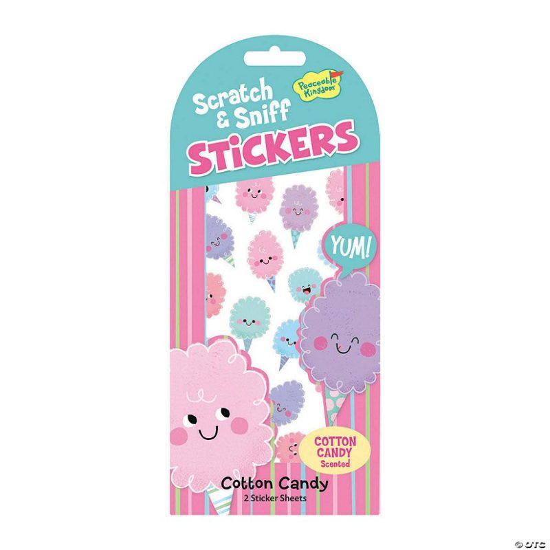 Stickers & Tattoos | Cotton Candy Scratch & Sniff Stickers: Pack Of 12 Creative Activities Stickers & Tattoos