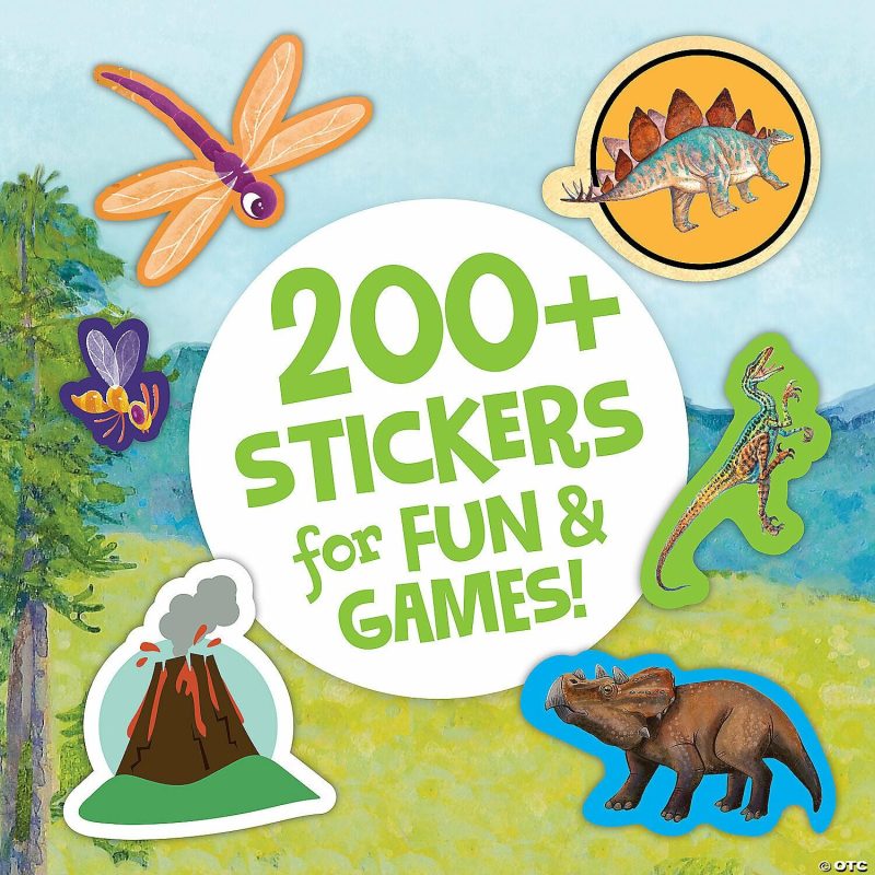 Stickers & Tattoos | Dinosaur Sticker Activity Book Creative Activities Stickers & Tattoos