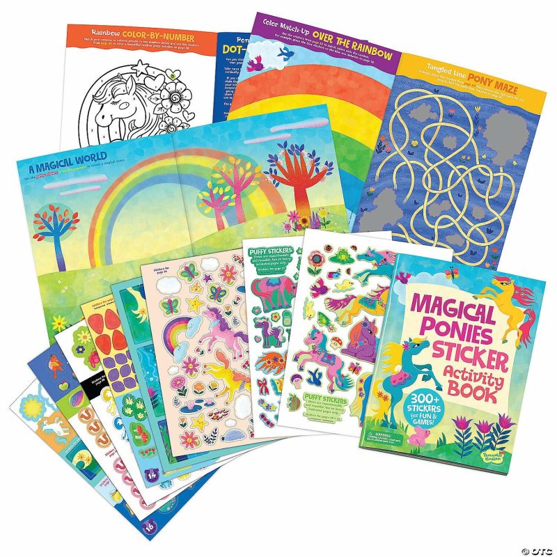 Stickers & Tattoos | Magical Ponies Sticker Activity Book Creative Activities Stickers & Tattoos