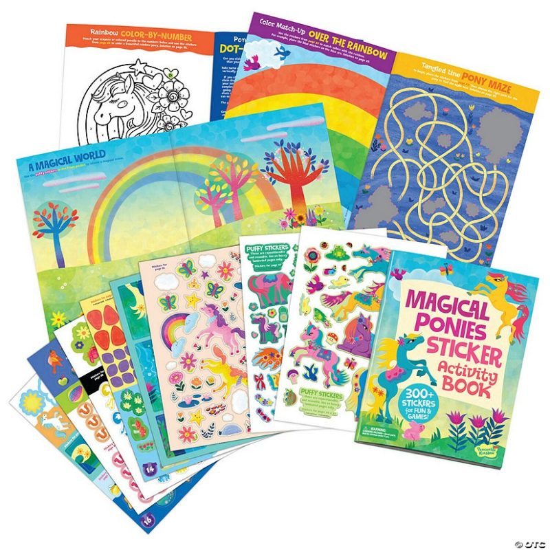 Stickers & Tattoos | Magical Ponies Sticker Activity Book Creative Activities Stickers & Tattoos