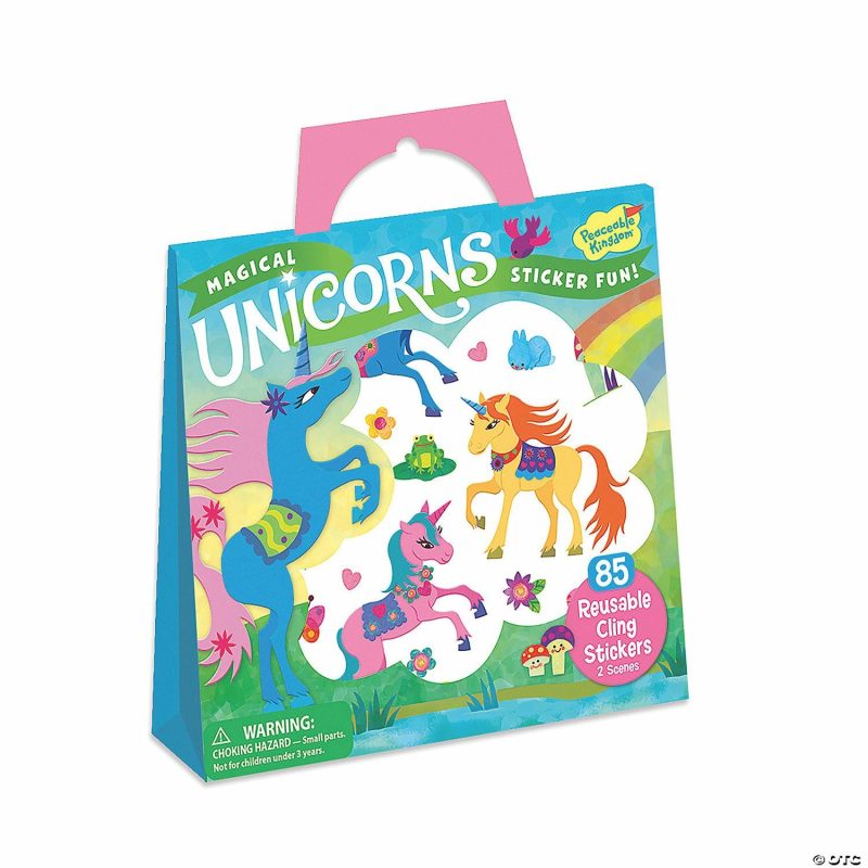 Stickers & Tattoos | Magical Unicorns Reusable Sticker Tote Creative Activities Stickers & Tattoos