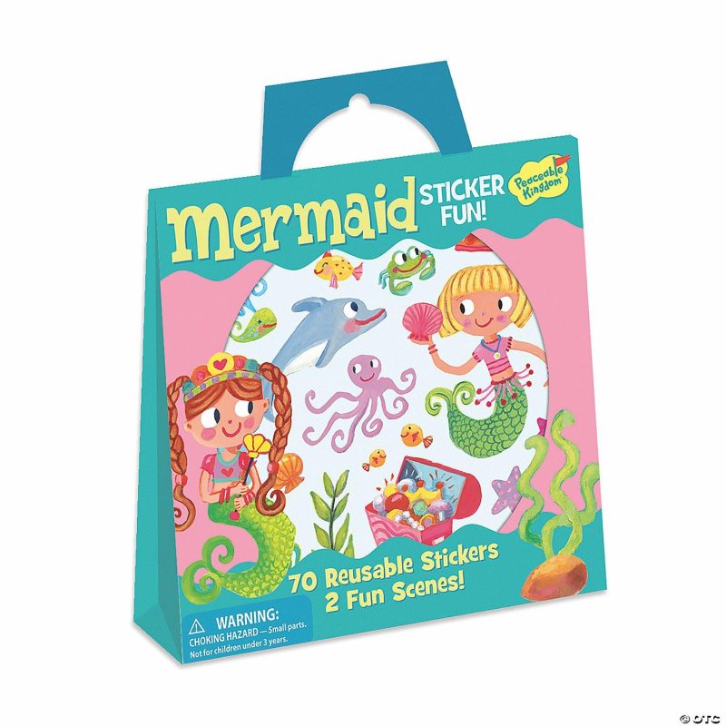 Stickers & Tattoos | Mermaid Reusable Sticker Tote Stickers & Tattoos