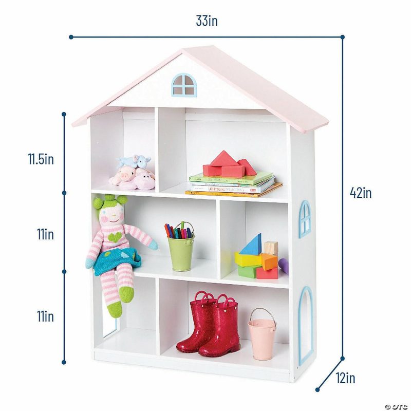 Storage & Organization | Wildkin Dollhouse Bookcase White Home Storage & Organization