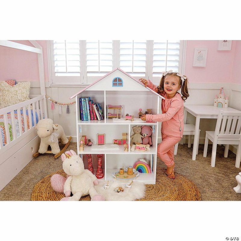 Storage & Organization | Wildkin Dollhouse Bookcase White Home Storage & Organization