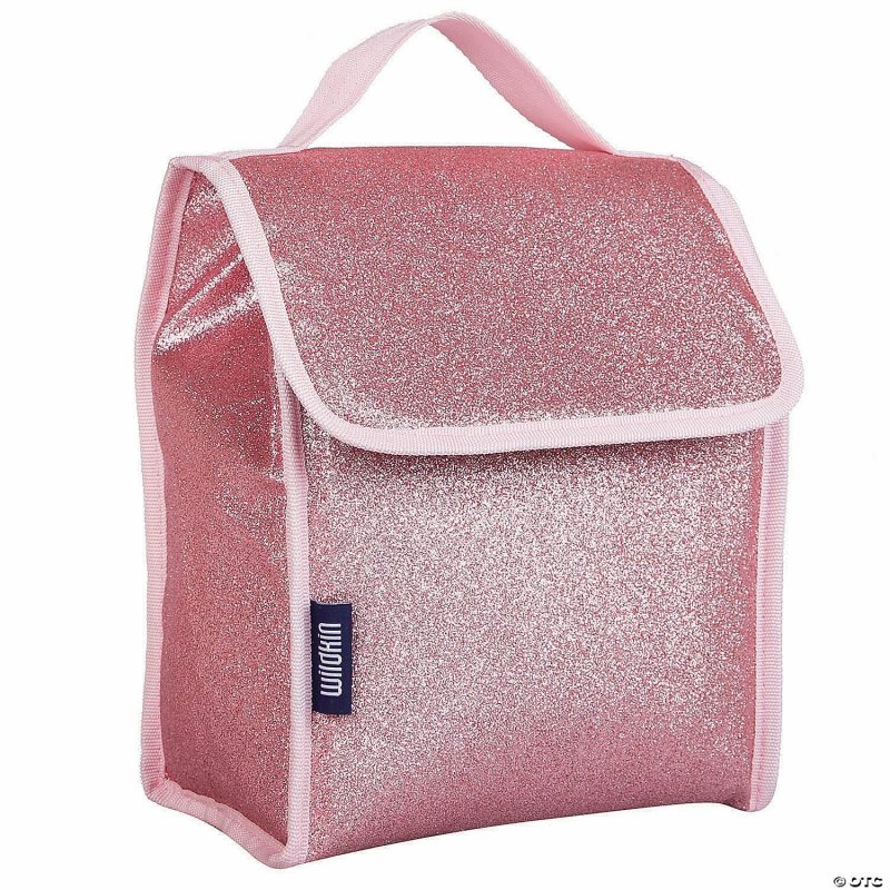 Storage & Organization | Wildkin: Pink Glitter Lunch Bag Home Storage & Organization