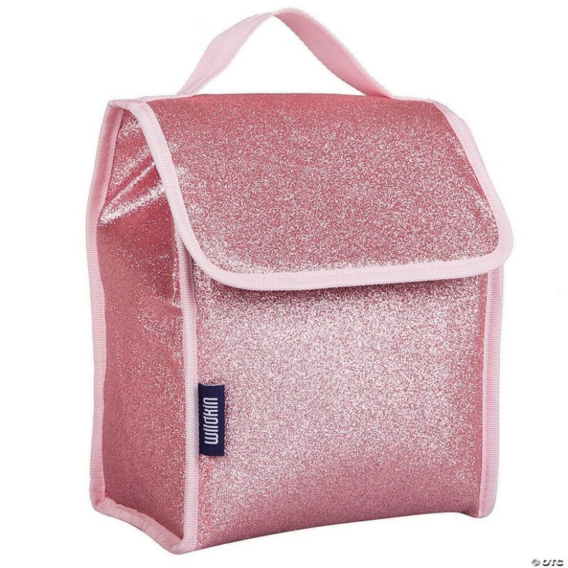 Storage & Organization | Wildkin: Pink Glitter Lunch Bag Home Storage & Organization