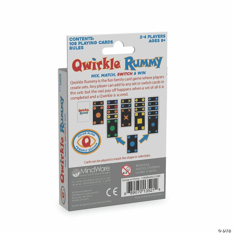 Strategy Games | Qwirkle Rummy: Color-Blind-Friendly Edition Games Strategy Games